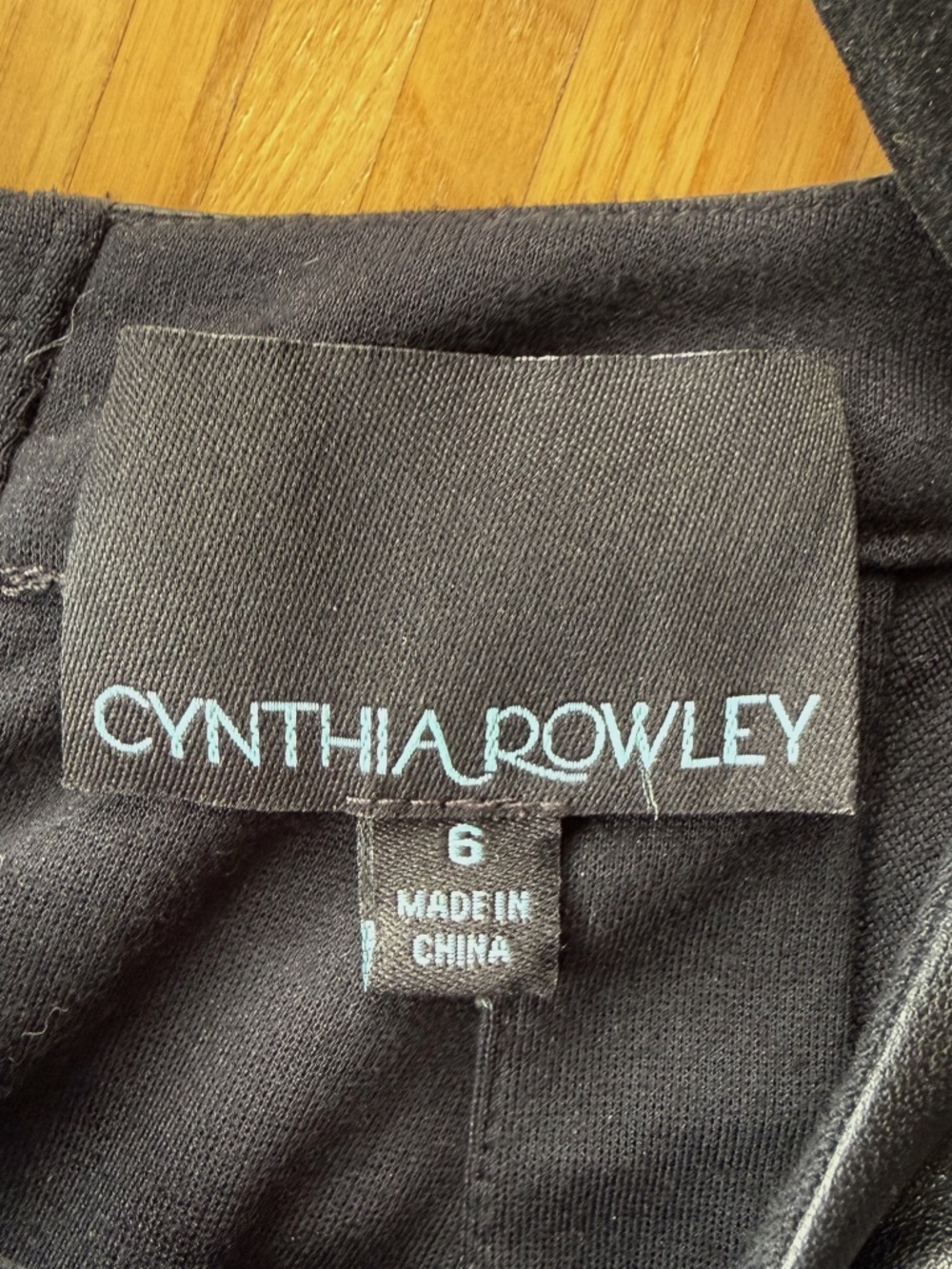 Cynthia Rowley black stretch bondage midi dress, size 6 - Picture 9 of 9